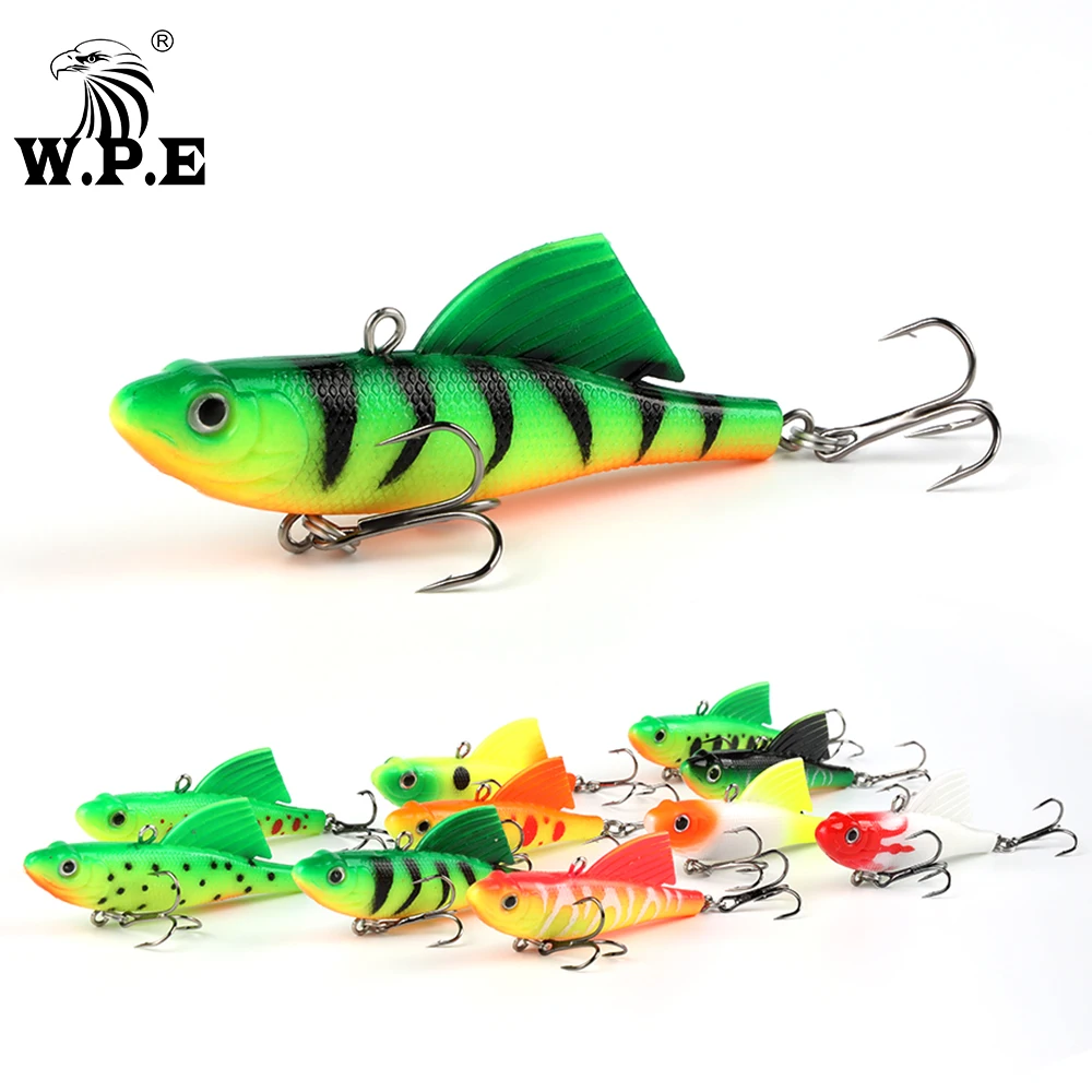 Cabezal de Plomo Wobbler Swimbait 75mm 23,5g – Señuelo suave para lucio