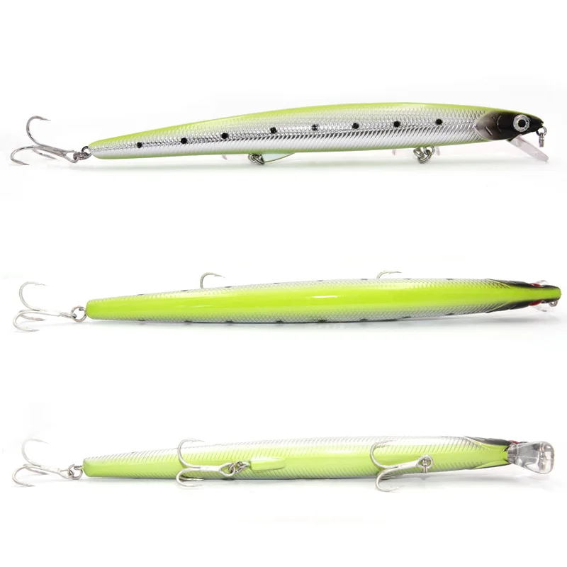 Señuelo de pesca de pececillo grande de Mar flotante de 30 cm, señuelo duro grande, Crankbaits, Wobbler, cebos de natación, 25G, 175mm - imagen 2