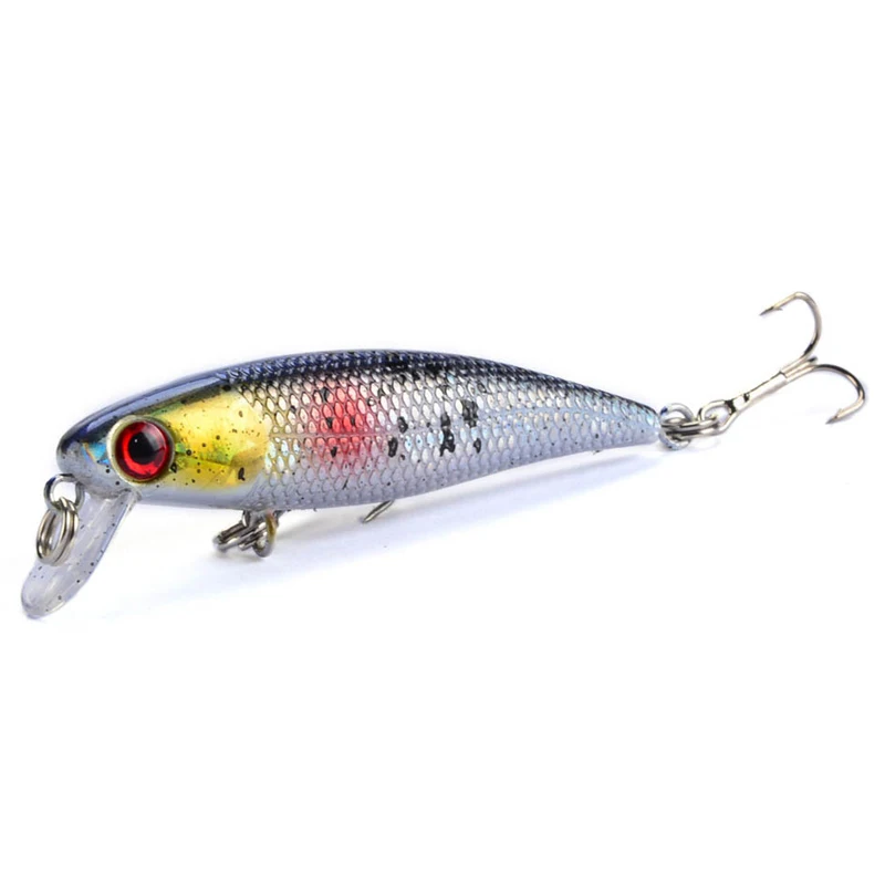 Señuelo de Pesca de calidad, cebo duro de plástico con ojos 3D, plantilla Artificial, Wobblers, Crankbait, 6,5 cm, 4,5g, 1 unidad - imagen 5