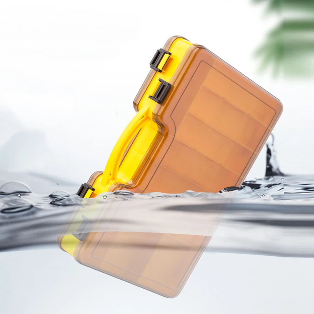 Caja de plástico para Señuelos de Pesca de doble cara, 22 compartimentos, cajas para señuelos de cebo Minnow, accesorios de aparejos de pesca, cajas de almacenamiento X455G - imagen 4