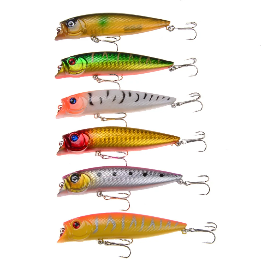 POETRYYI, 1 unidad, Señuelos de Pesca Popper, 9cm/11g, cebo Popper Topwater, cebo duro de 17 colores, Wobblers artificiales, aparejos de pesca de plástico - imagen 3