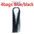 4 bags blue black