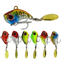 Señuelo de pesca de Metal VIB, cebo giratorio de hundimiento, Pin de cuchara, Crankbait, lentejuelas, aparejos de pesca, 9g, 13g, 16g, 22g, 1 pieza, novedad