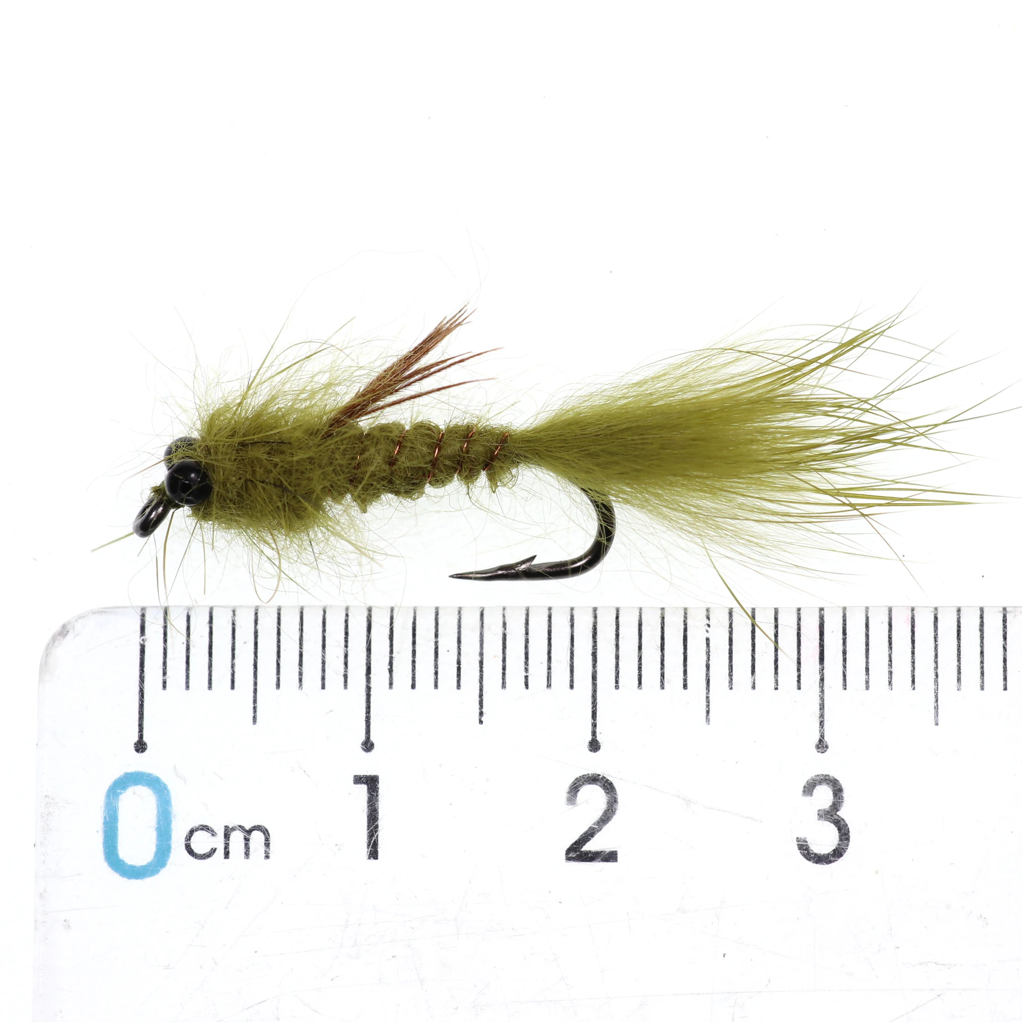 Bimoo-señuelo de libélula para pesca, aparejos de pesca con mosca de trucha, ninfa, Streamer, Damselfly, 4 piezas, #10 - imagen 2
