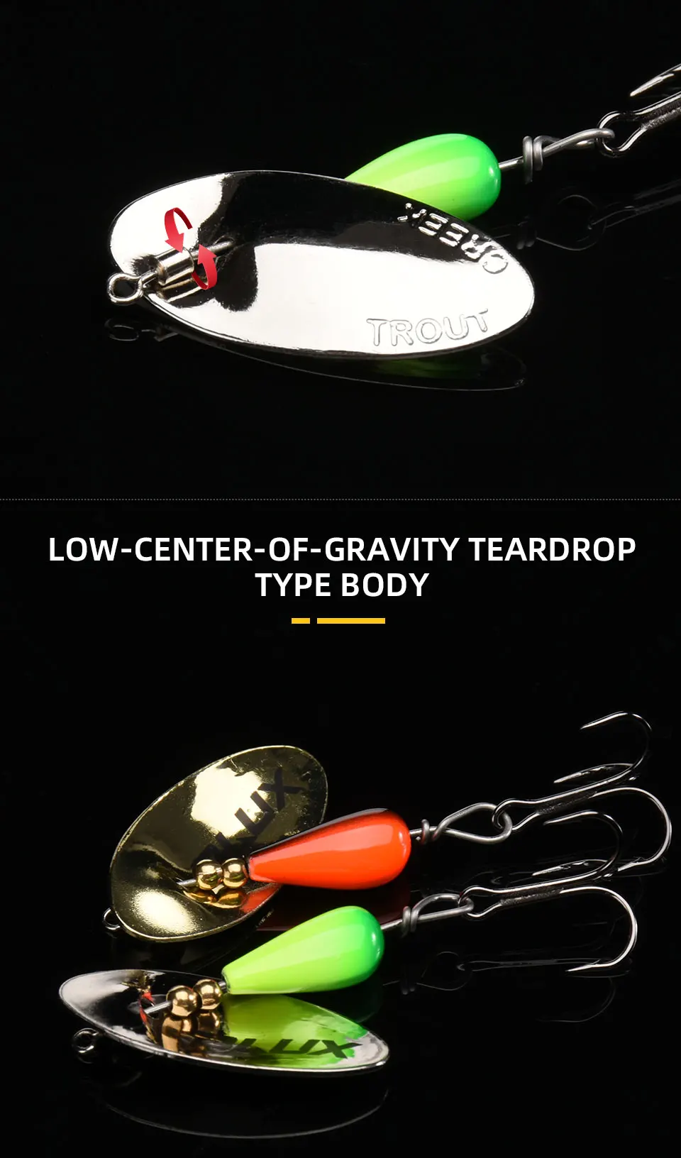 Spinner Hoja AR-S - Técnica de lanzamiento