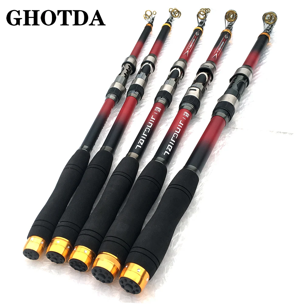 GHOTDA-alimentador de caña telescópica de fibra de carbono, 2,1 M-3,6 M, Tonality: varilla giratoria superdura - imagen 2