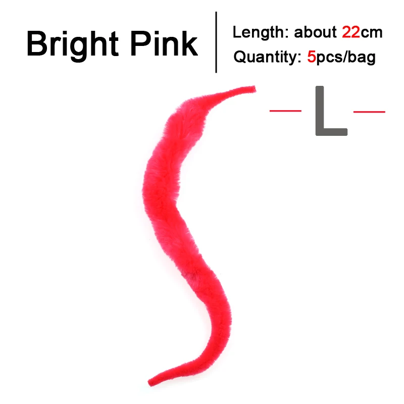 L 5PCS  Bright Pink