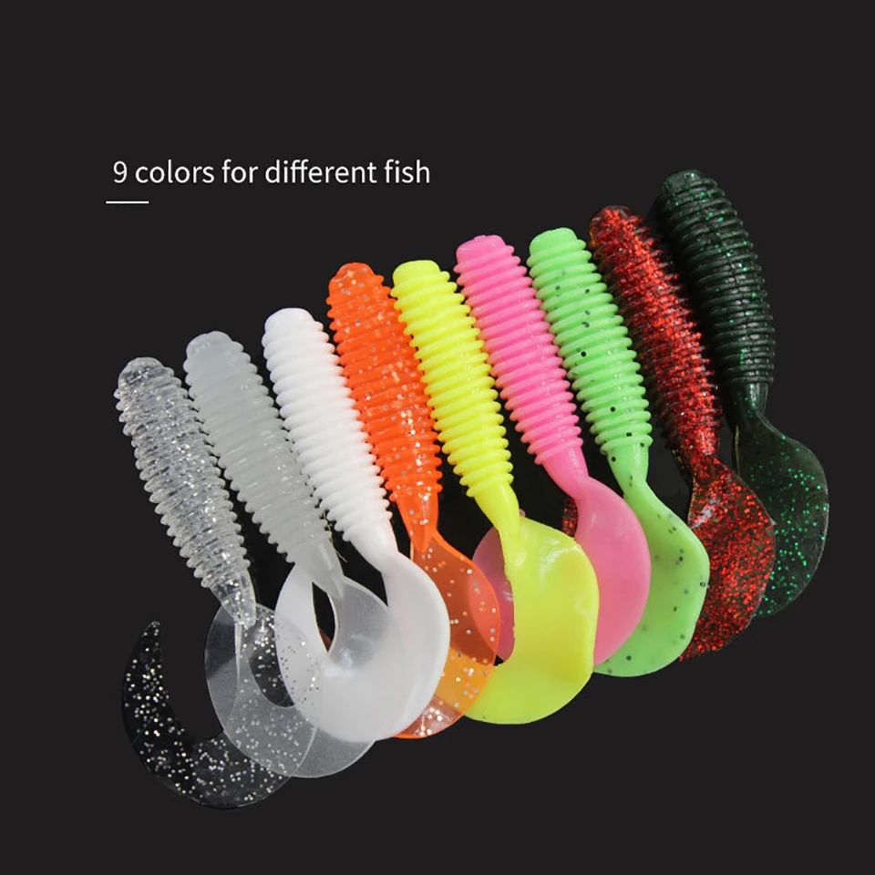 10 unids/lote 50mm/60mm/70mm Bionic falso de señuelo de pesca de silicona Swimbait Wobbler Atificial cebos de pesca bajo la carpa Pike pesca - imagen 4