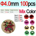 100pcs 4.0mm Mix