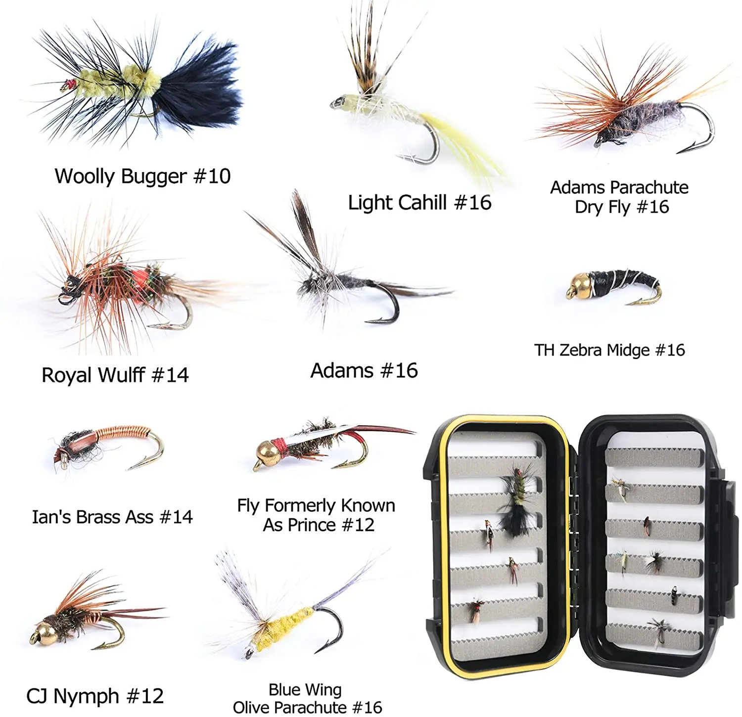 Maximumcatch Amigo Kit de pesca con mosca: caña de acción rápida de 9 pies, 5-7WT, carrete, línea y ganchos con tubo triangular - imagen 5