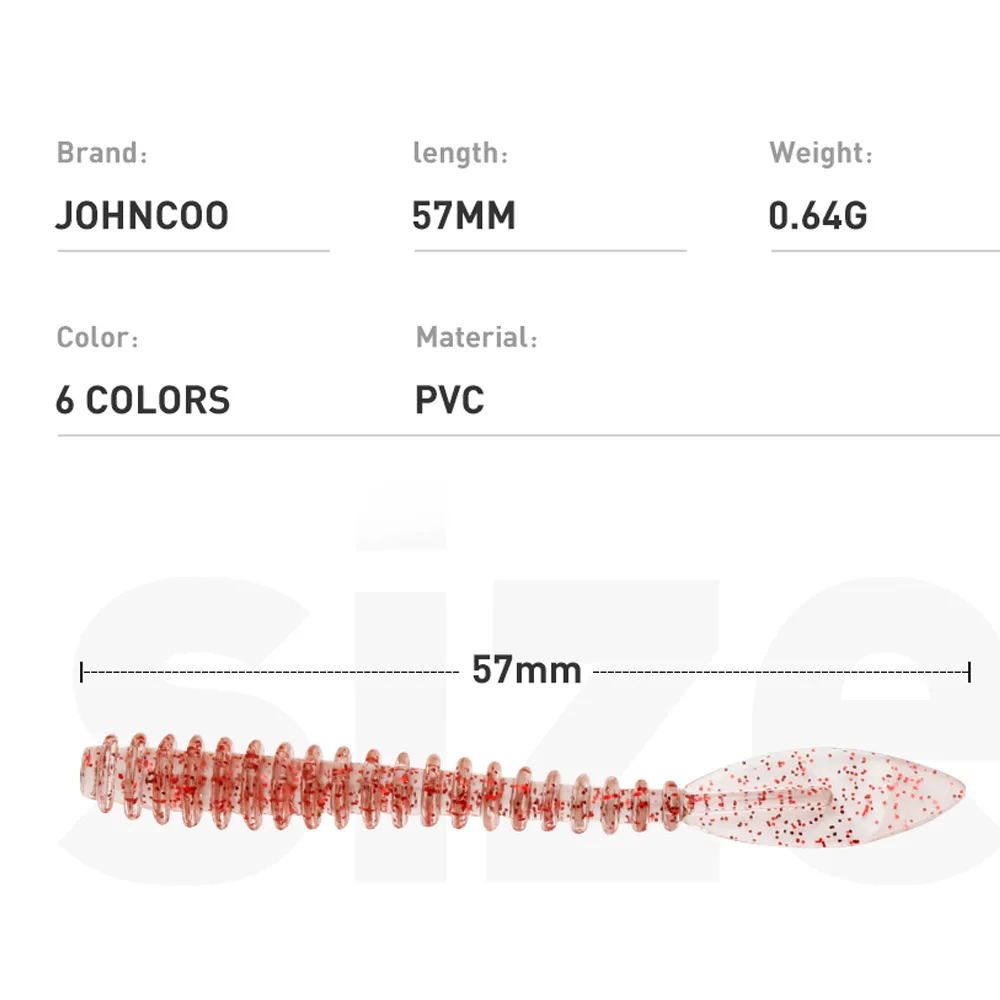ATUENO Vinilos Swimbait – Gusanos de silicona para jigging en roca - imagen 4