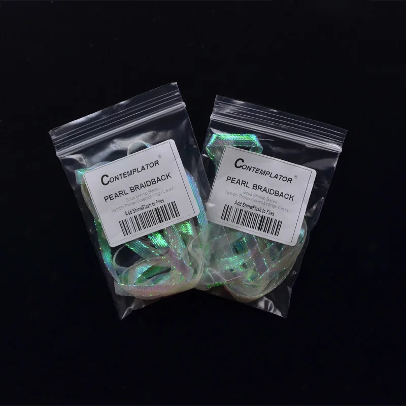 trenzado Caddis nacarado perla duradera para mosca - imagen 2