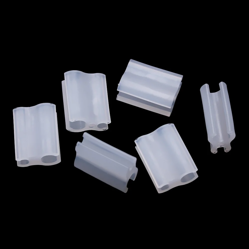 Clip de barra luminosa de pesca utilizado en el alimentador de caña de pescar, barras de luz fluorescente, Clip en la punta de la caña, soporte de flotador nocturno, 6 uds. - imagen 2