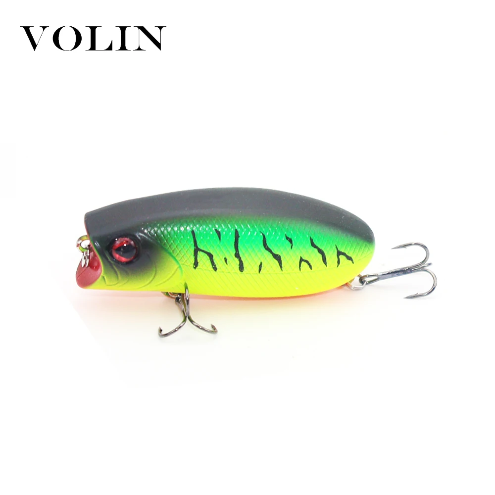 VOLIN-señuelo de pesca con manivela dura, cebo duro Artificial de 55mm y 10g con bola, 1 unidad - imagen 5