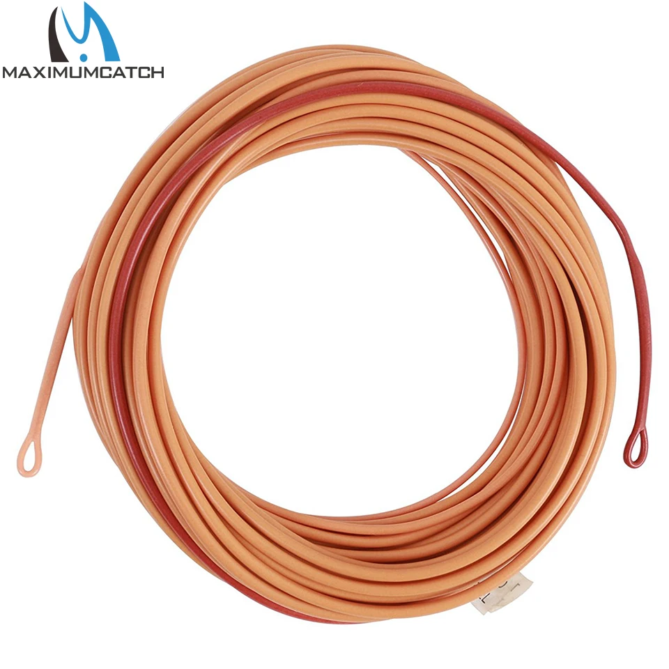 Maximumcatch-Cabeza de tiro Skagit, 17-25 pies, 200-650gr, línea de pesca con mosca con 2 bucles soldados, línea de pesca con mosca flotante de doble Color - imagen 5