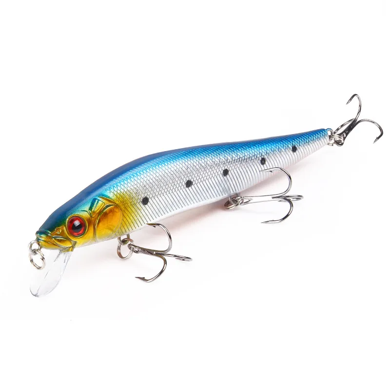Señuelo de Pesca Minnow, 14CM, 23G, buceo, 0,5-1,5 M, cebo de Pesca, manivela de plástico, cebo duro, aparejos de Pesca, natación, Wobblers, 1 ud. - imagen 4