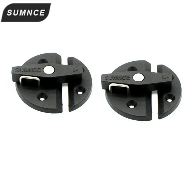 Pestillo de nailon para puerta de barco, accesorios de Hardware marino, botón de giro redondo, 2 uds.