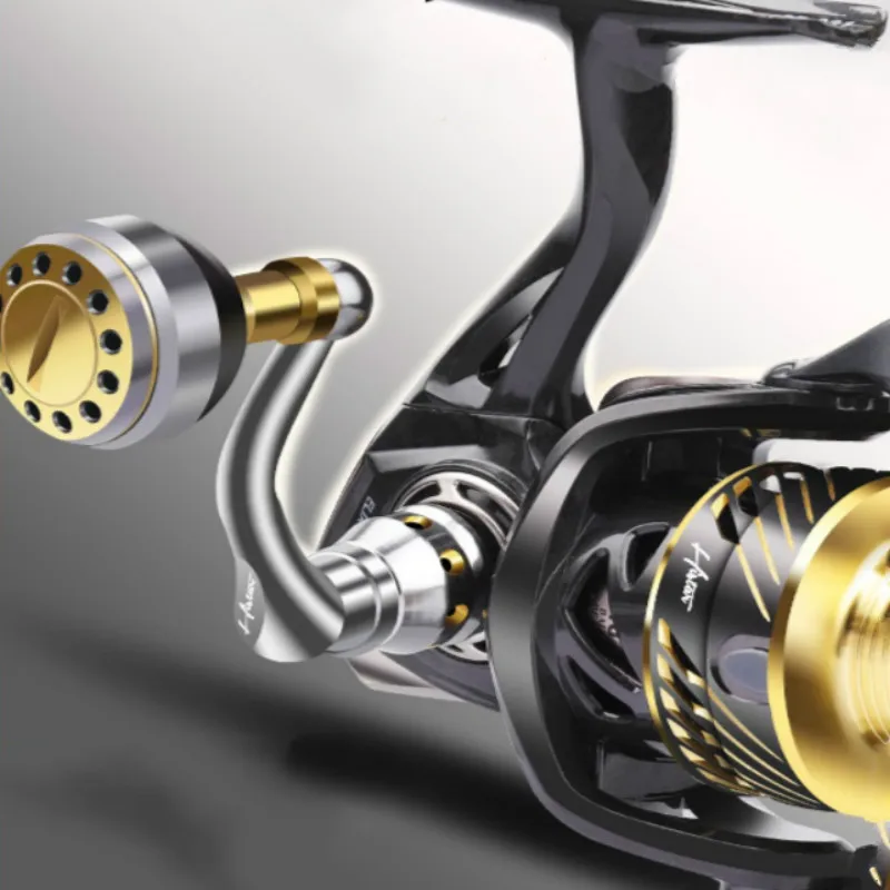 Rueda giratoria de tiro largo, caña de mar de Metal ultraligera, Micro izquierda y derecha, 12KG de fuerza de frenado, carrete de pesca 1000-4000 - imagen 2