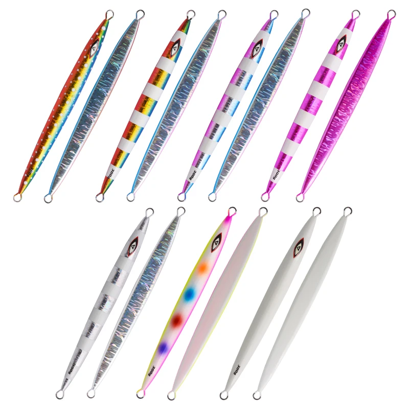 FUNADAIKO-señuelo luminoso Vertical de Metal lento, anzuelo de 80g, 100g y 150g, para pesca en agua salada - imagen 4