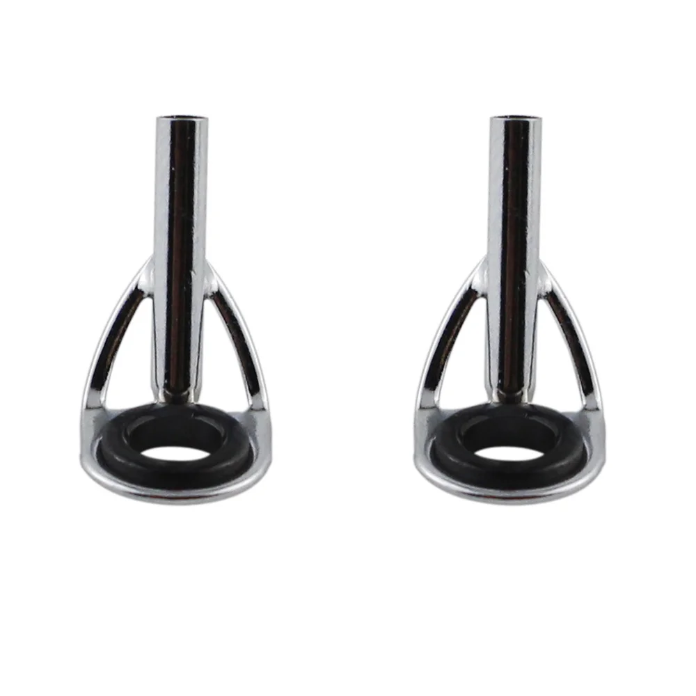 100 unids/set 10 tipos de diámetro Pesca Rod guías de anillo de agua salada para Pesca al aire libre Pesca Iscas herramientas aparejos de Pesca accesorios - imagen 4