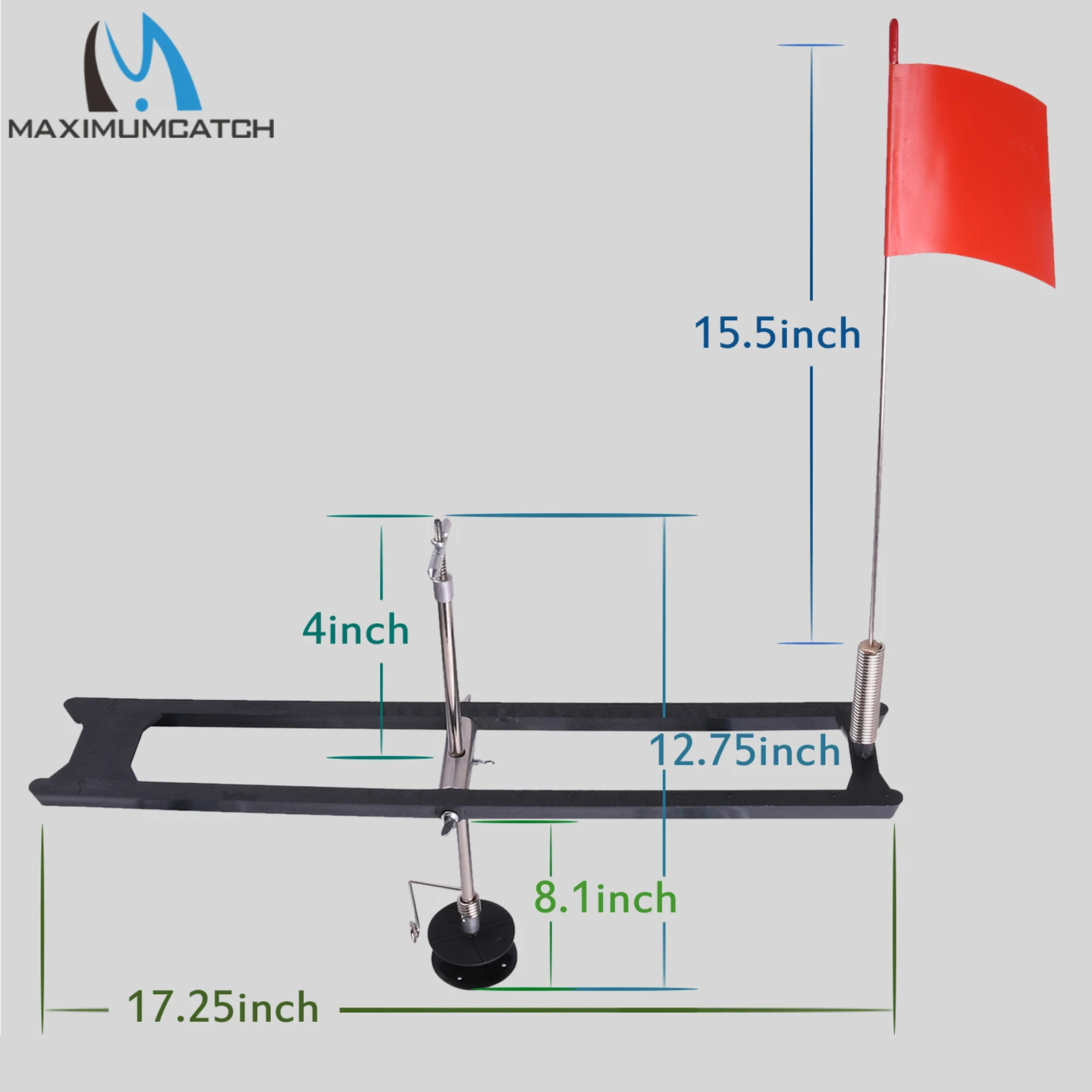 Maximumcatch-accesorio para pesca en hielo, accesorio de pesca con punta de asalto, color negro - imagen 2