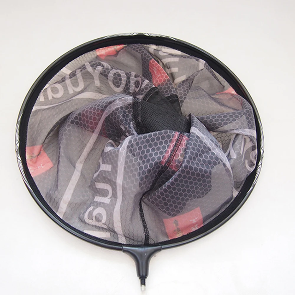 Red de aterrizaje de pesca de aleación de aluminio, red de pesca de trucha, carpa, mano, Rive, mar, Océano, cabeza, X377G +, 30cm/35cm/45cm - imagen 3