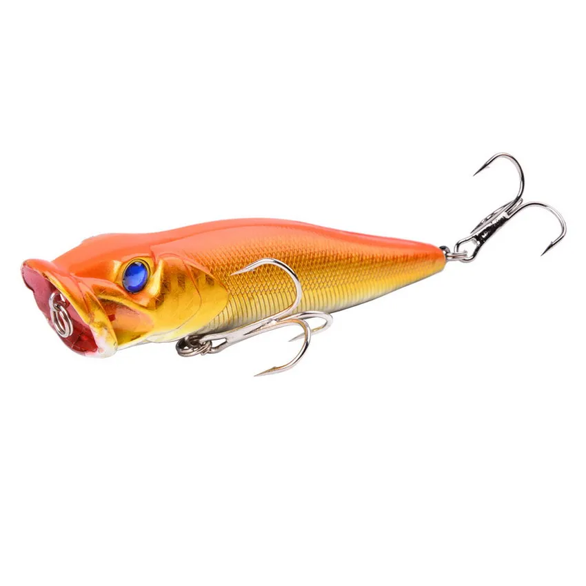 Señuelos de Pesca de gran Popper, cebo Topwater Crankbait wobbler Tackle Isca Poper, 9,5 cm, 12g, ojos 3d, 1 ud., Japón - imagen 5
