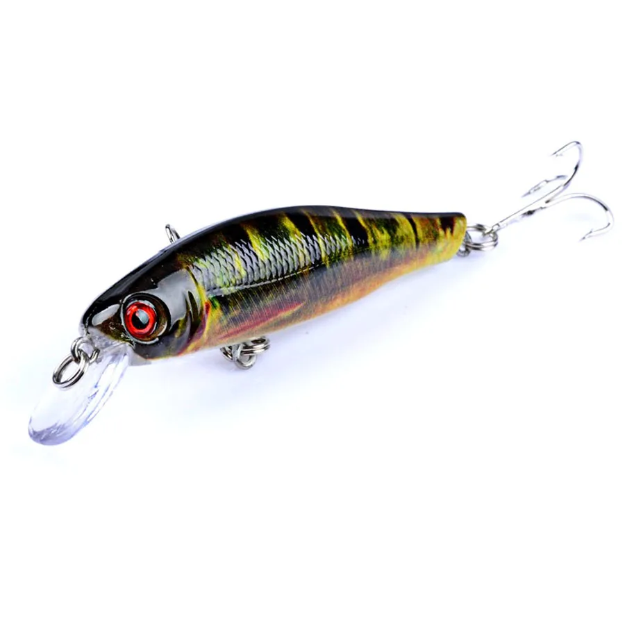 Señuelos de Pesca de carpa Minnow, cebo duro de mar, Wobblers artificiales para Lucio Crankbait, aparejos de Pesca de lubina a rayas, Swimbait, 1 piezas - imagen 4