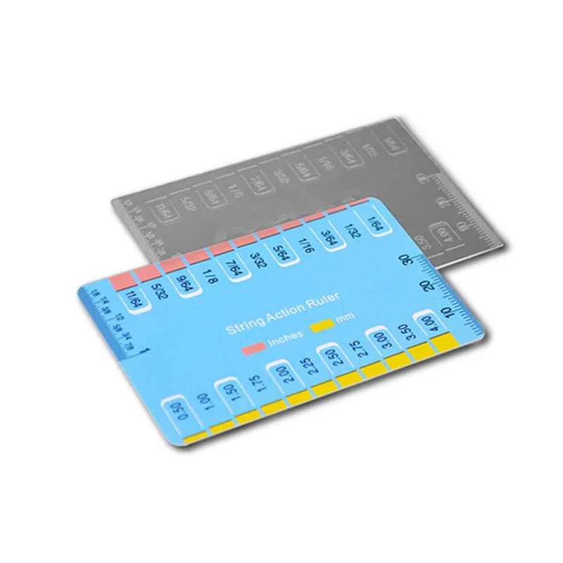 Regla de paso de cuerda para guitarra eléctrica clásica, herramientas acústicas de Bajo barroco, accesorios de reglas, 1 unidad - imagen 4