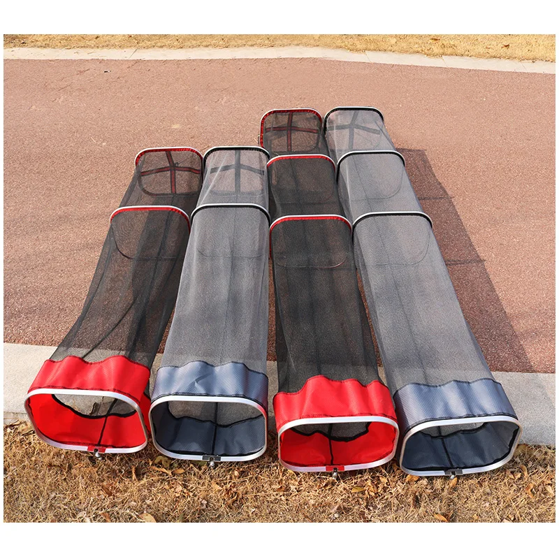 Red pegada cuadrada de pesca salvaje, red de pesca anticolgante, ojo denso portátil, bolsa pequeña de red de pesca de secado rápido para el hogar, X532G - imagen 4