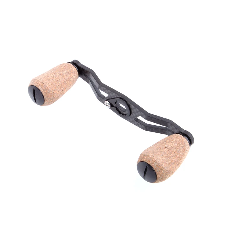 Kawa-mango de carrete de pesca de fibra de carbono con perilla de corcho para Shimano D/ A/ S, tamaño de agujero de Baitcasting 7*4/8*5mm, longitud de 105mm, bricolaje - imagen 2