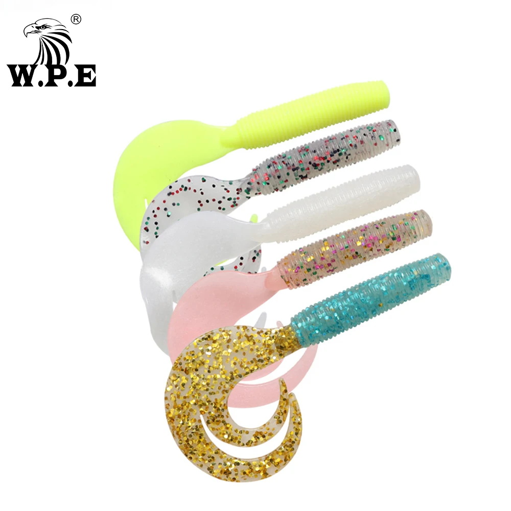 Señuelo Silicona W.P.E Multicolor 90mm 5uds - vista principal