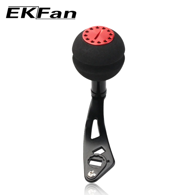 EKFan 1pc Fishing Reel Handle 8*5mm Hole Aluminum Alloy Handle And EVA Knob Length 94mm Fishing Reel Tools - imagen 4