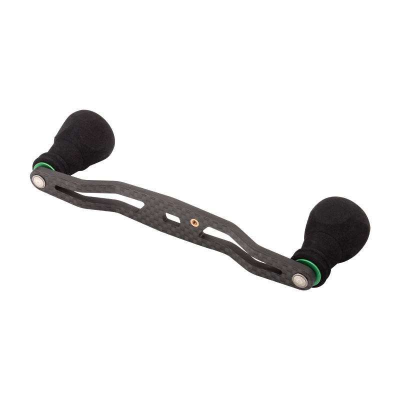 KAWA-mango de fibra de carbono con perilla EVA para carrete D/A, longitud de 130mm, tamaño del agujero 8*5mm, aparejos de pesca para accesorios DIY - imagen 3