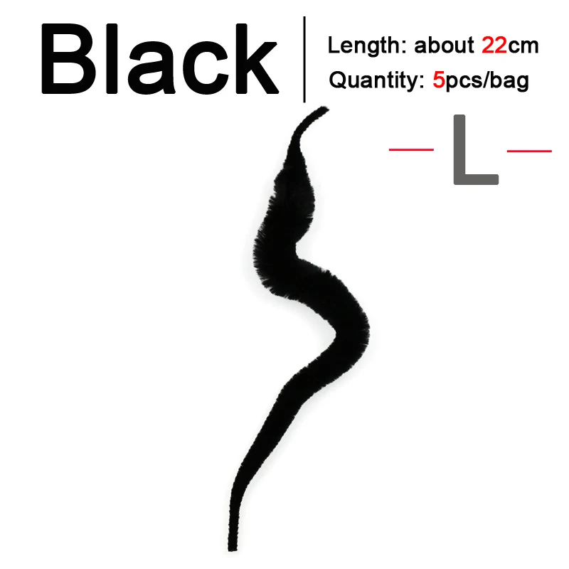 L 5PCS  Black