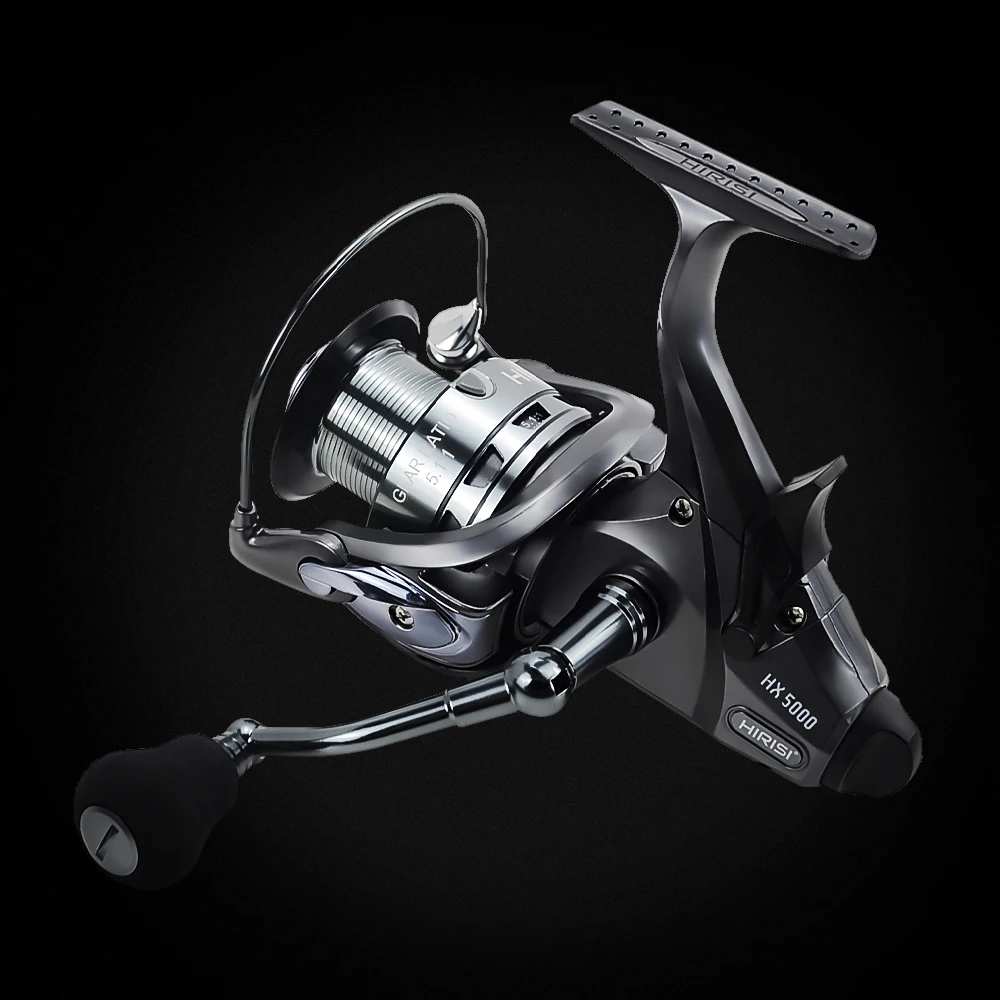 Carrete de pesca de carpa, corredor libre de cebo con carrete adicional, sistema de arrastre delantero y trasero, carrete giratorio de agua dulce - imagen 4