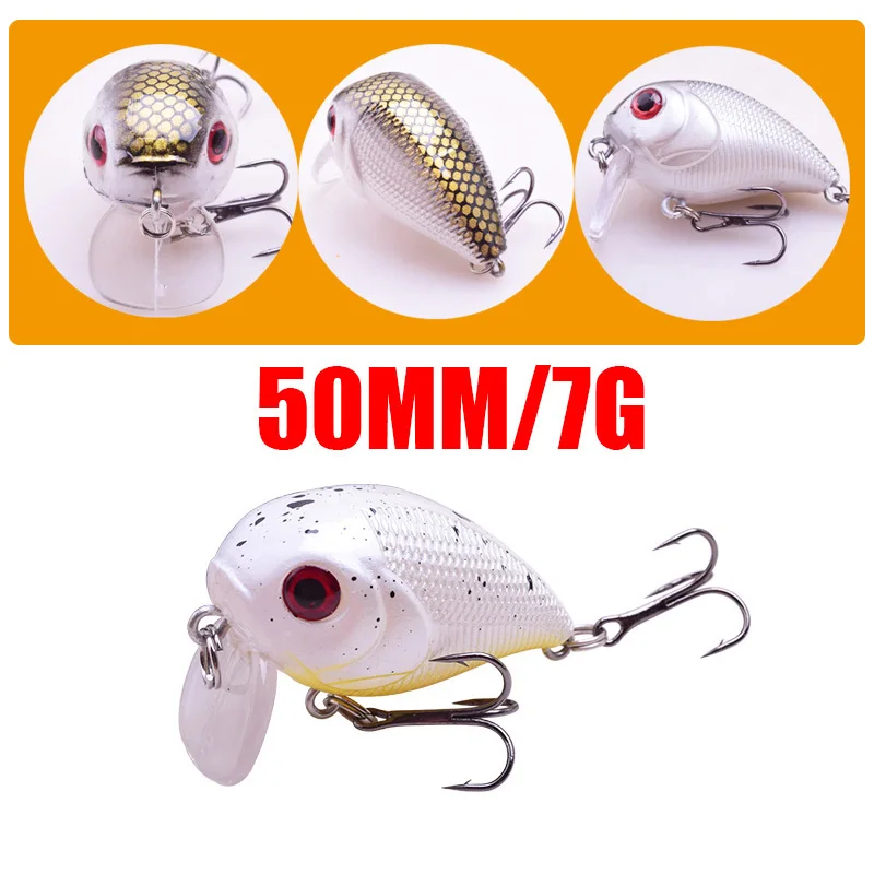 WDAIREN-SEÑUELOS duros de 5cm y 7g para Pesca de lubina, cebos artificiales con mosca, aparejos de Pesca de mar - imagen 2