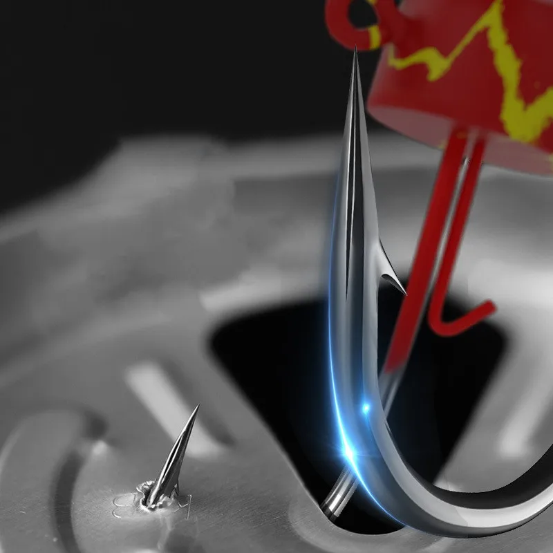 Pesca NED Rig Jig Head Hook pintura colorida 4X gancho de fuerte penetración 1,5g 2,5g 3,5g 5g 7g 10g anzuelos auxiliares anticaída - imagen 5