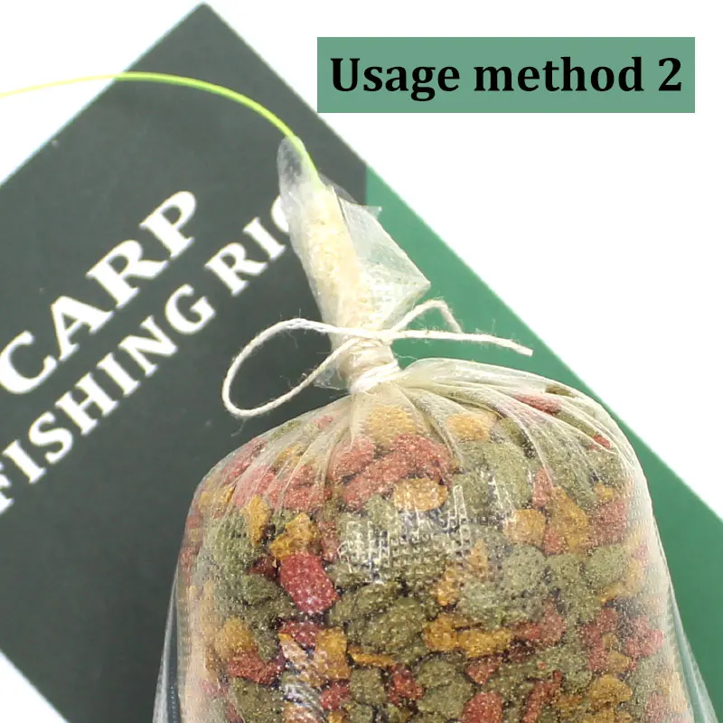 Accesorios de pesca de carpa, empuñaduras de cebo Floss, soporte de Boilies POP-UP, Chod Hair, Meredith Rig, método, alimentador, Terminal de aparejos de pesca, 20m - imagen 5