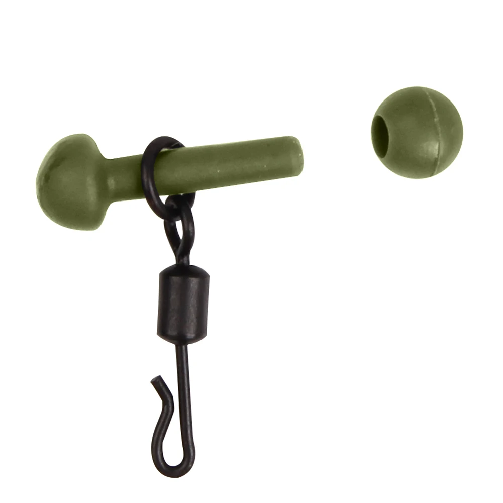 Juego de aparejos de pesca de carpa, cuentas Chod ligeras, aparejos giratorios de cambio rápido para pesca de carpa Heli, 10 unidades - imagen 4