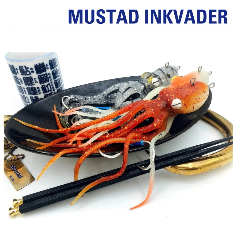 MUSTAD Señuelo de pesca en el mar Bit Suid Sft Bit Bonic Suid Cttlefish Fke Bit Sow Sake Yanyue Mckerel Tna - imagen 2