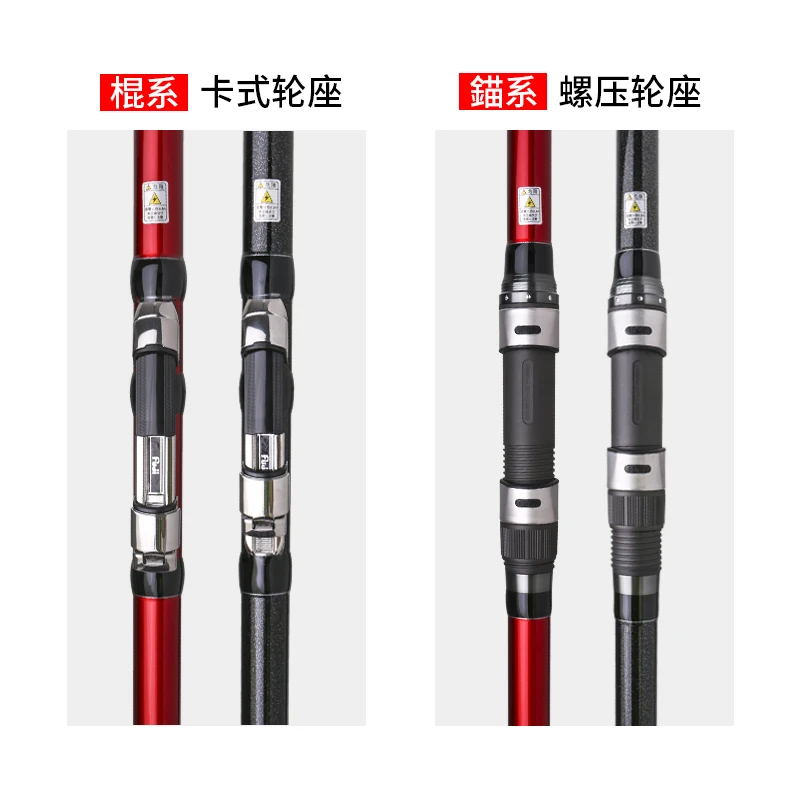 MADMOUSE 2021 nuevo modelo Japón calidad completa Fuji Surf Rod 4,20 M 46 T alto contenido de carbono 3 secciones 100-250g varillas de fundición de Surf