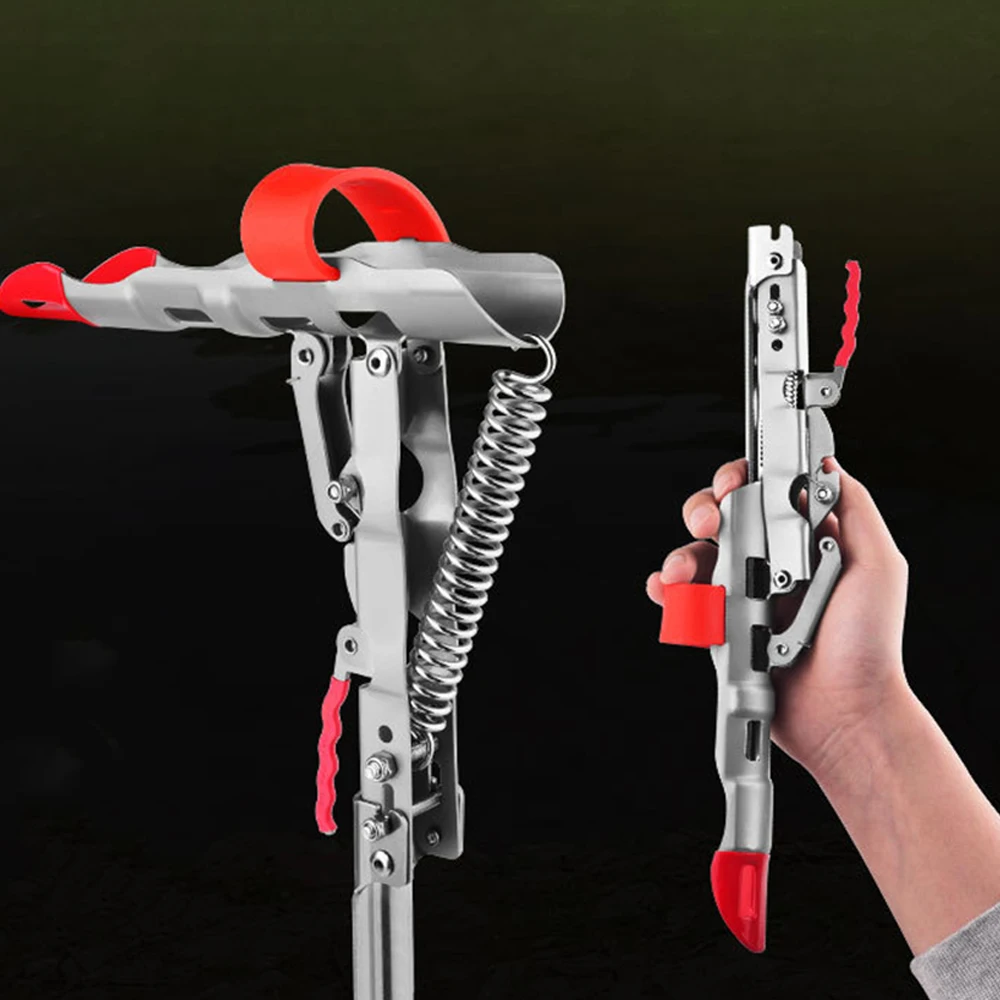 Soporte automático para cañas de pescar, accesorio plegable de acero inoxidable, sensibilidad ajustable, X146G - imagen 2