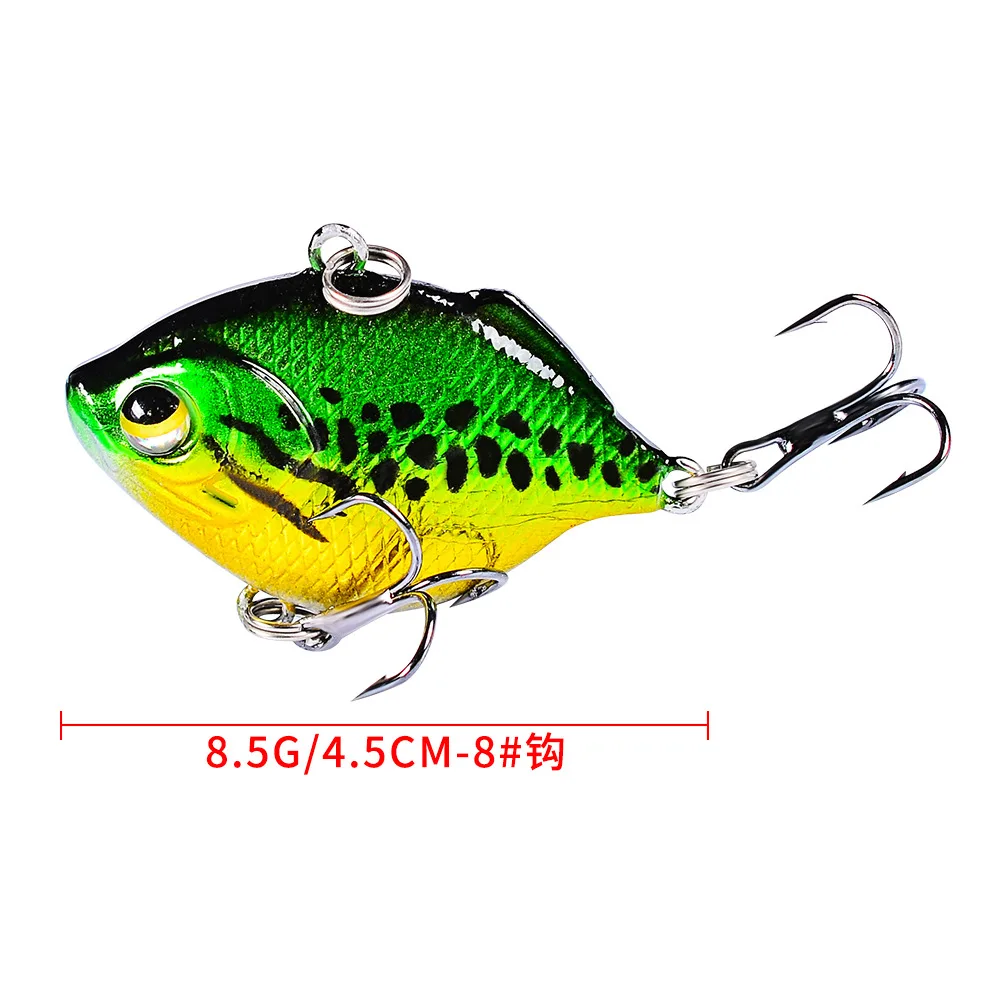 1Pcs Winter Vib Sinking Fishing Lures 4.5cm 8.5g Artificial Hard Bait Mini Vibration Actions Wobblers Crankbaits Pesca Tackle - imagen 5