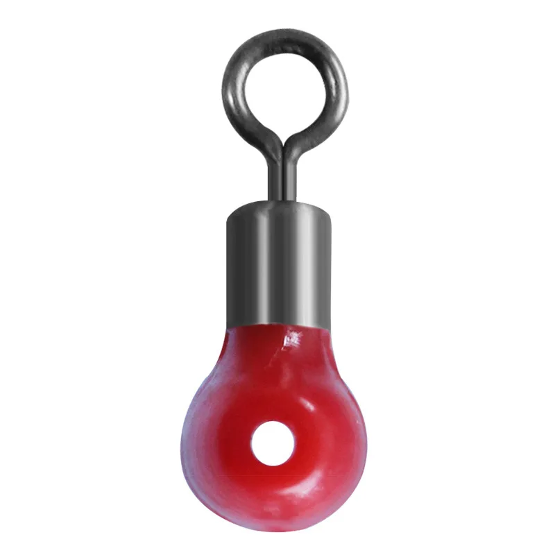 50pcs/lot Fishing Accessories Luminous Green Block Bead Cross-Line Swivels & Beads T Shape Pulley Slide Rig Connector Tackle - imagen 4