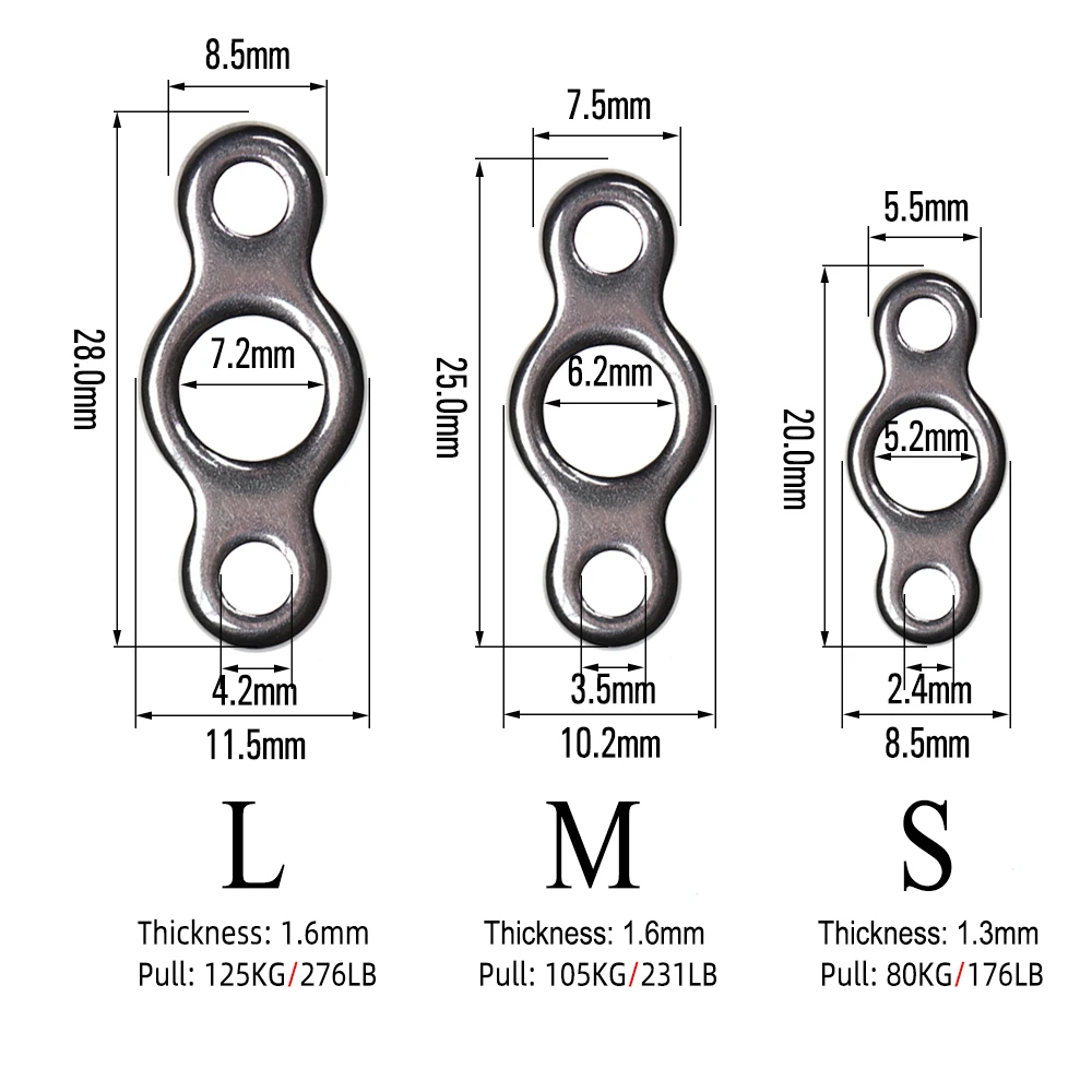 ICEIRO-anillo de acero inoxidable para pesca, anzuelo de asistencia, Conector de Terminal de línea de señuelo, accesorios de agua dulce y salada, 20 unidades