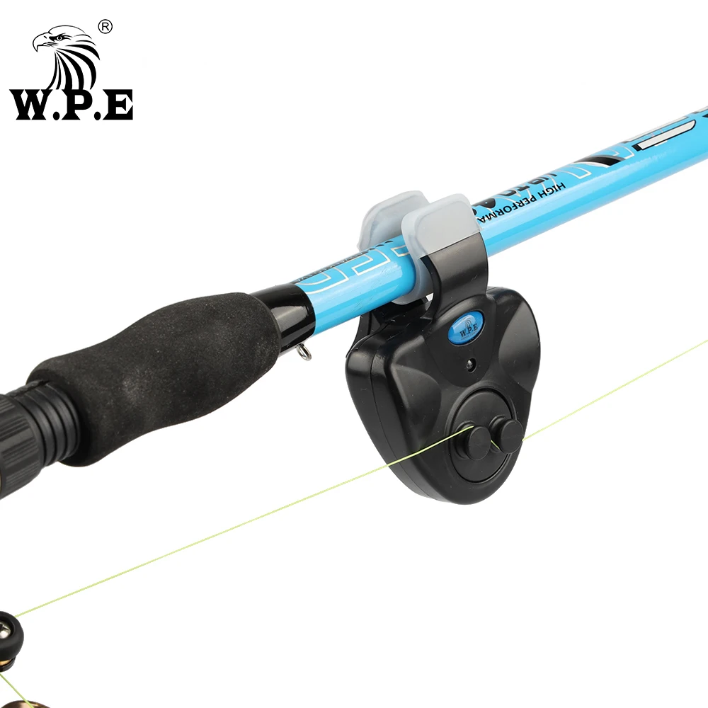 W.P.E-alarma de pesca con luz LED, 1 ud., zumbador electrónico, alarma de cebo de pesca en caña de pescar, accesorios de campana de pesca de carpa, aparejos - imagen 5