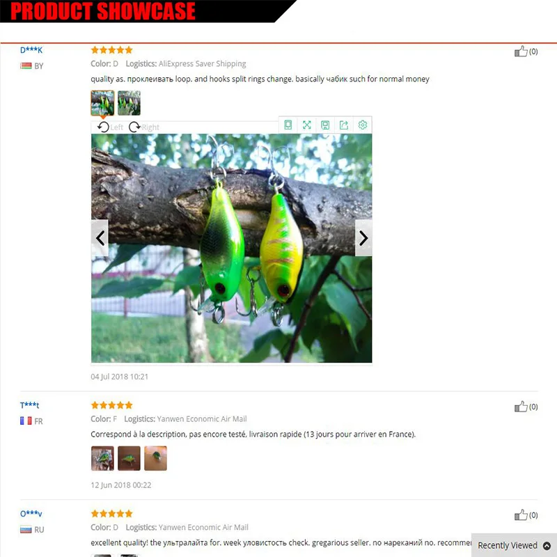 Juego de Señuelos de Pesca de colores mixtos, Kit de cebos para pececillos, Wobbler, Crankbaits con caja, anzuelos triples, aparejos de pesca, cebo duro, 6 unids/lote - imagen 3