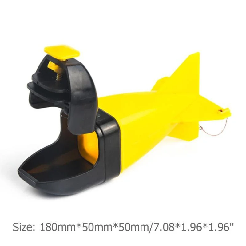 FLYSAND-cebo de pesca de tiro largo, alimentador de cohete, soporte de cebo flotante, aparejo, bomba de Spod, cebo de pesca de carpa - imagen 5