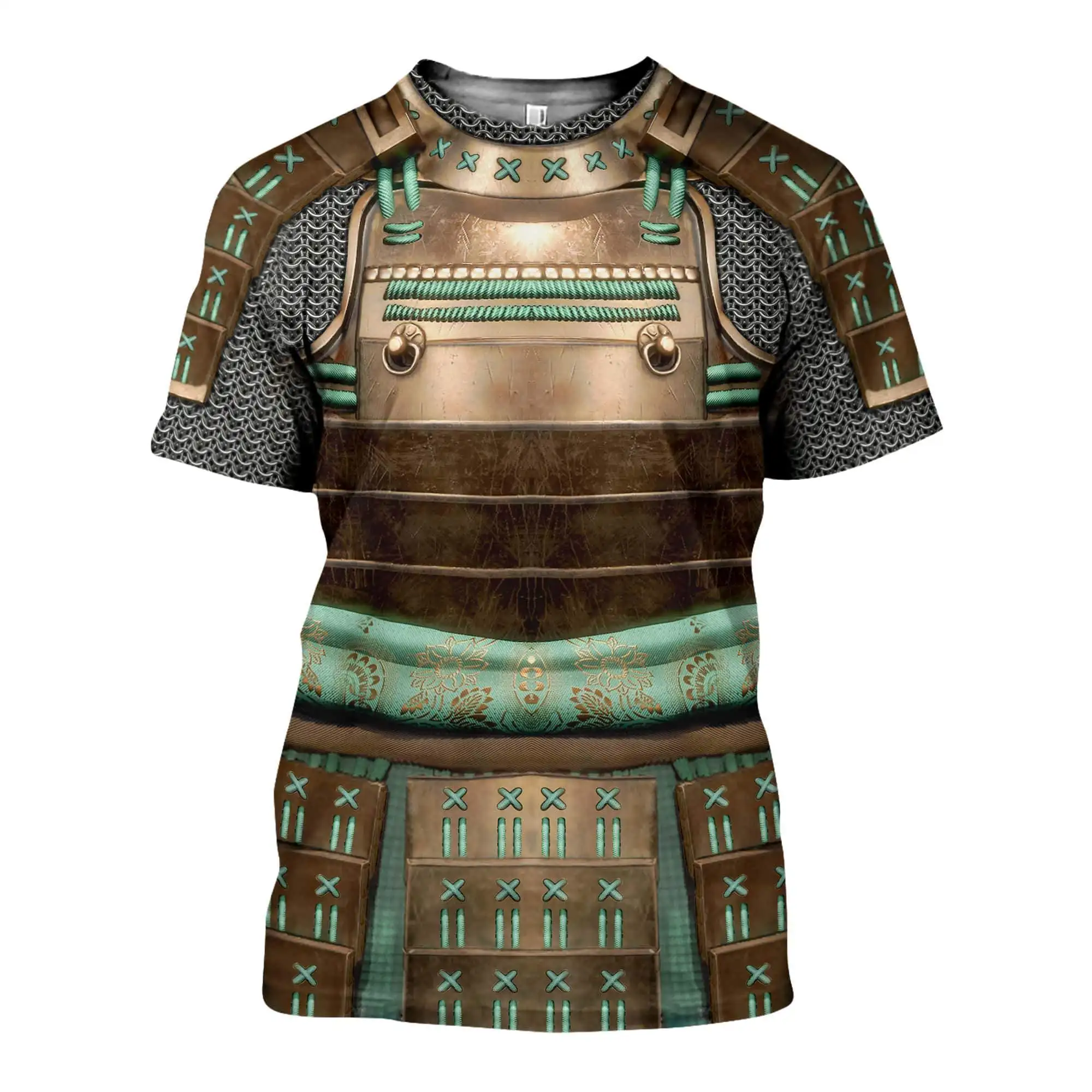 Camiseta Caballero Templario 3D QS30 – Armadura estampada para hombre